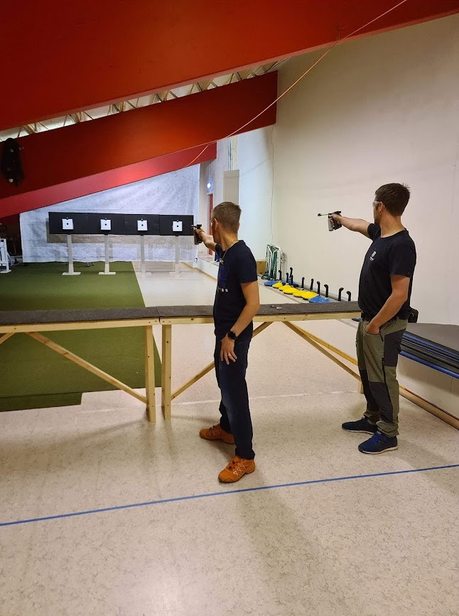 Trening pistol Fauske Idrettshall